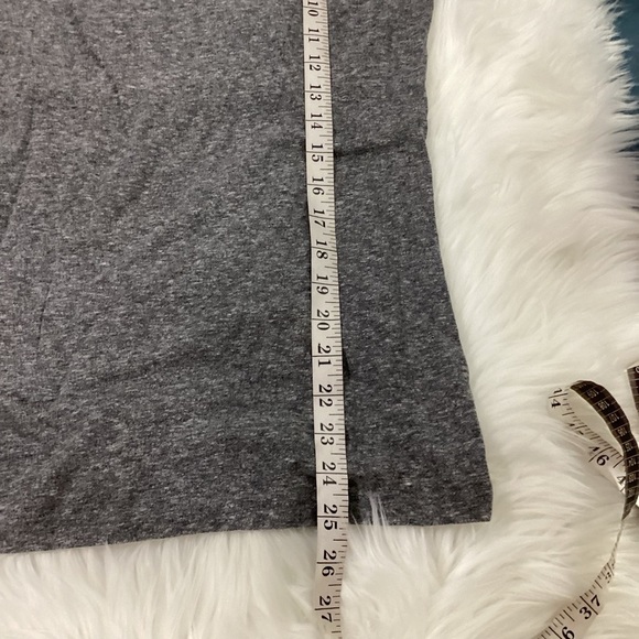 MOSSIMO short sleeve tee Woman’s medium gray white marled crewneck - Picture 7 of 13